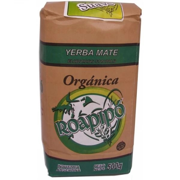 Roapipó Organic Yerba Mate Mild Suave (500 g / 1.1 lb)