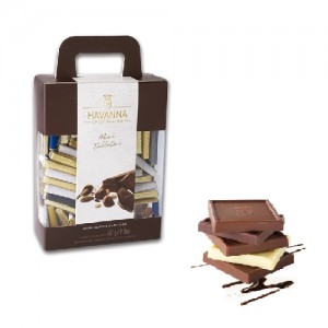 Havanna Mini Tabletas Chocolates Surtidos de chocolate, negro y leche, 261 g / 9.2 oz
