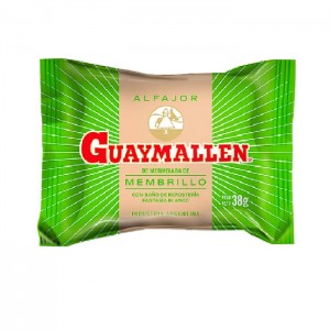 Guaymallen Alfajor de Chocolate Blanco con Membrillo. Caja Mayorista , 38 g / 1.3 oz c/u (40 unidades)