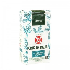 Cruz de Malta Yerba Mate con Menta, Poleo y Peperina - Since 1874 (500 g / 1.1 lb)