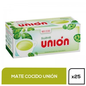 Unión Suave  Mate Cocido (25 saquitos)