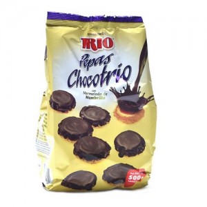 Trio Pepas de Membrillo con chocolate, 500 g / 17.6 oz