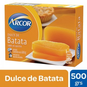 Arcor Dulce de Batata sin TACC, 500 g