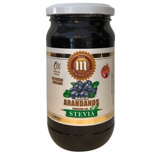 Doña Magdalena Mermelada de Arándanos con Stevia Sin Azucar Agregada, 400 g / 14.10 oz