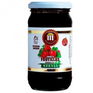 Doña Magdalena Mermelada de Frutillas con Stevia Sin Azucar Agregada, 400 g / 14.10 oz