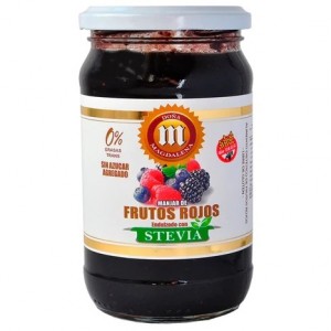 Doña Magdalena Mermelada de Frutos Rojos con Stevia Sin Azucar Agregada, 400 g / 14.10 oz