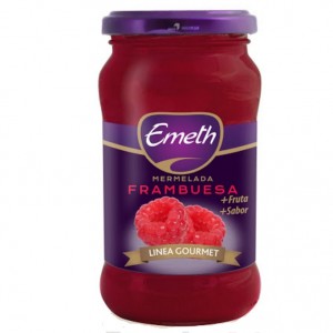 Emeth Mermelada de Frambuesa Línea Gourmet, 454 g / 16.01 oz Frasco de Vidrio