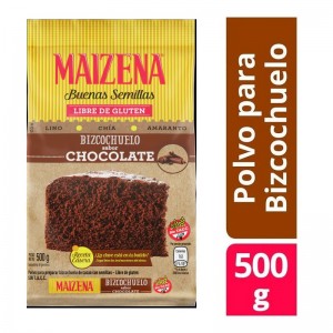 Maizena Bizcochuelo de Chocolate Premezcla de Semillas - Gluten Free, 500 g