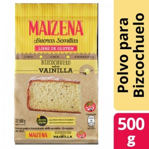 Maizena Bizcochuelo de Vainilla Premezcla de Semillas - Gluten Free, 500 g