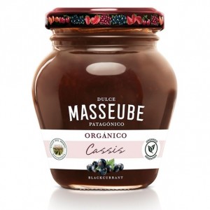 Masseube Dulce Patagónico Orgánico Cassis - Gluten Free, 352 g / 12.41 oz