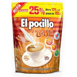 El Pocillo Malta en Polvo con Vitaminas A, B, D, and Zinc 125 g