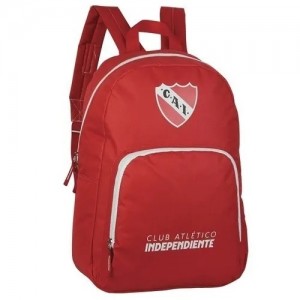 Mochila Deportiva Independiente 100% Polyester - Licencia Oficial, 43 cm x 28 cm x 13