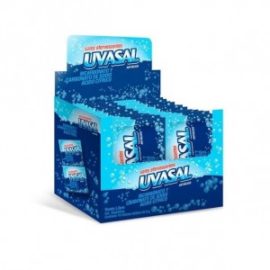 Uvasal Sales Efervescentes Antiácidas Sabor Clásico 75 g / 2.64 oz (Caja 15 Sobres dobles de 5g. c/u)