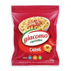 Giacomo Capelettini Carne Pasta, 500 g / 17.6 oz bolsa