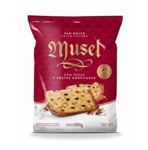 Musel Pan Dulce con Frutas, 500 g