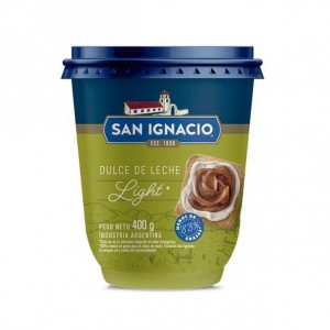 San Ignacio Dulce de Leche Light Reduced-Fat, 400 g / 14.1 oz