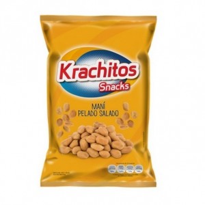 Krachitos Maní Pelado Salado, 500 g Bolsa