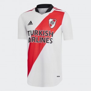 Adidas Camiseta Titular River Plate Oficial Hombres - 21/22 Última Edición Jugadores