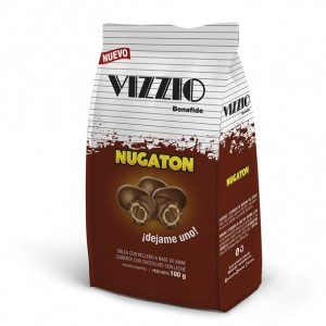 Bonafide Vizzio Nugatón Bolitas de Crema de Mani Cubiertas de Chocolate 100 g