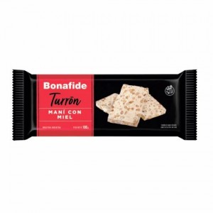 Bonafide Turrón Maní Con Miel - Gluten Free, 100 g