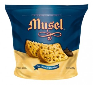 Musel Pan Dulce con Chips de Chocolate, 500 g