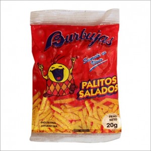 Burbujas Palitos Salados 20 unidades 20g c/u