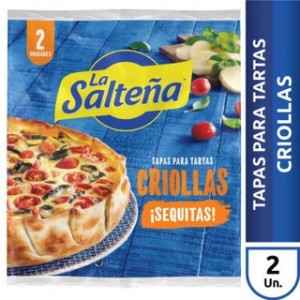 La Salteña Tapa Tartas Criollas, 3 packs x 2 discos (6 tapas)