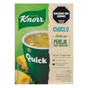 Knorr Quick Choclo Perejil y Núez Moscada, 5 sobres