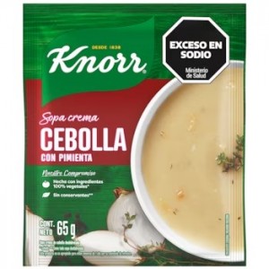 Knorr Sopa Crema Cebolla con Pimienta, 65 g (pack of 3)