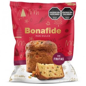 Bonafide Pan Dulce con Frutas, 400 g