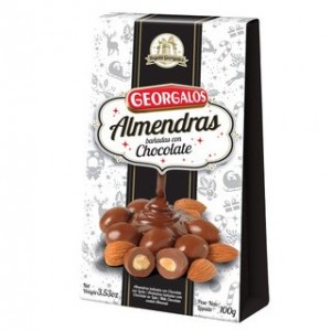 Georgalos Almendras Bañadas Con Chocolate, 100 g